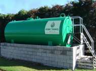 15,000L Single Skinned Oil Tank with Bund